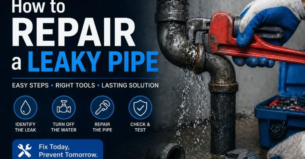How to Repair a Leaky Pipe: Step-by-Step Guide