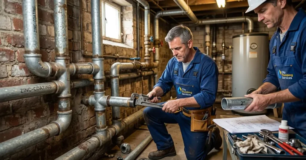 Galvanized Plumbing