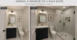 Adding a Shower to a Half Bath: Complete Guide