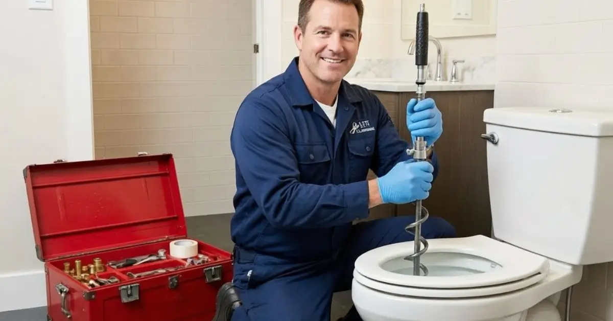 clogged toilet fix