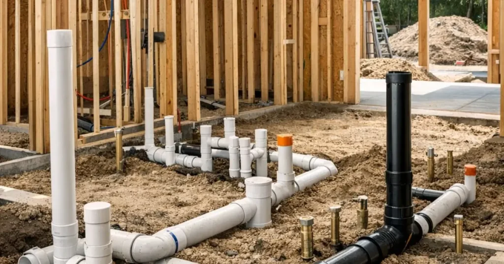 rough in plumbing