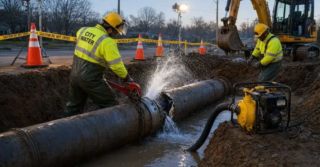 Burst Pipe Repair